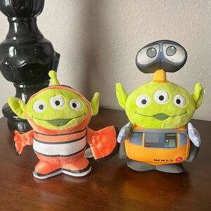Disney Pixar Toy Story Alien Remix Nemo and Wall E plush